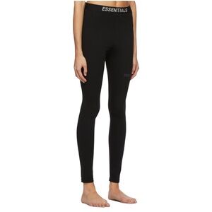 Essentials Fear Of God Womens Black Athletic High-Waisted Leggings Size M
